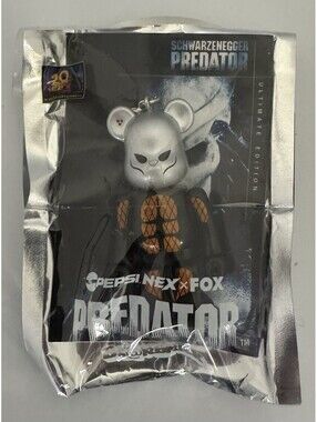 Bearbrick Predator Pepsi NEX 20th Century Fox Exclusive Key Chain Rare LE 2007